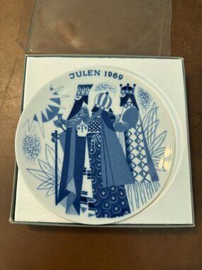 1969 Porsgrund Norway Christmas Plate Three Wise Men Limited Edition